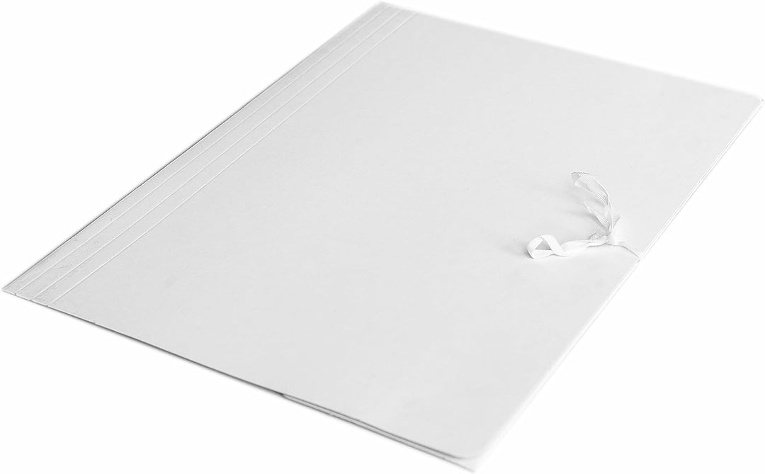 D.RECT - Sammelmappe aus Karton | Mappe mit Bandverschluss | Sichere Aufbewahrung und Transportieren