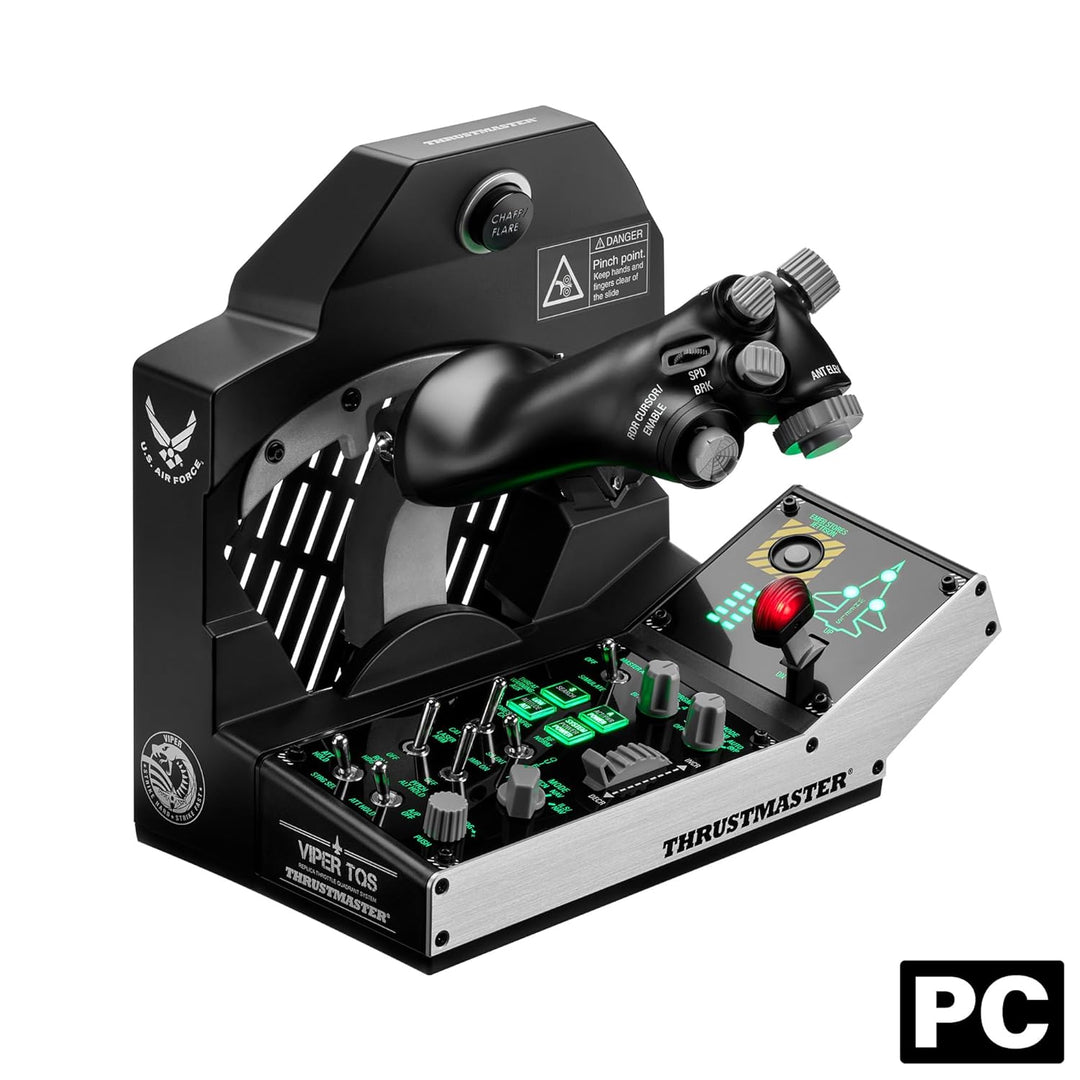 Thrustmaster Viper TQS Mission Pack für PC, Schubhebelquadranten-System aus Metall, Inklusive Schubh