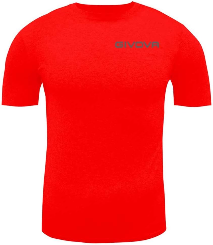 Givova Corpus 2 Elastisches Ärmel-Unterhemd M/C T-Shirt M Rot, M Rot