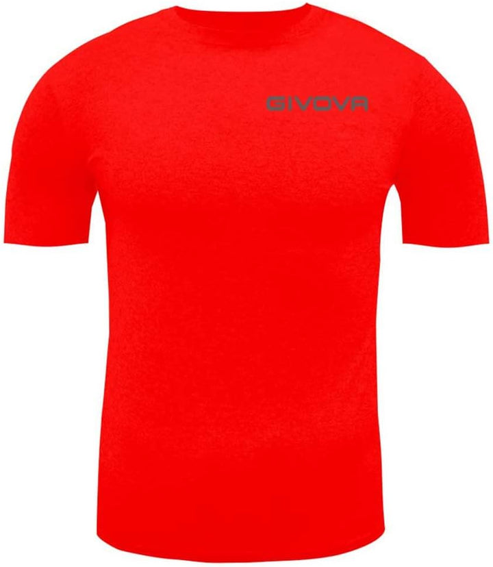 Givova Corpus 2 Elastisches Ärmel-Unterhemd M/C T-Shirt M Rot, M Rot