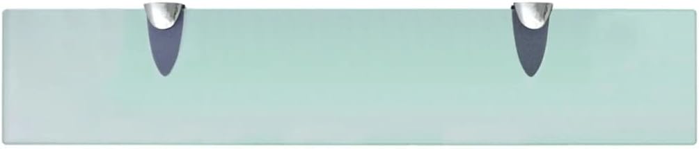 vidaXL Wand Regal Glasregal Glasboden Glasablage Badregal Glas 50x10 cm 8 mm 50 x 10 cm/1 Transparen