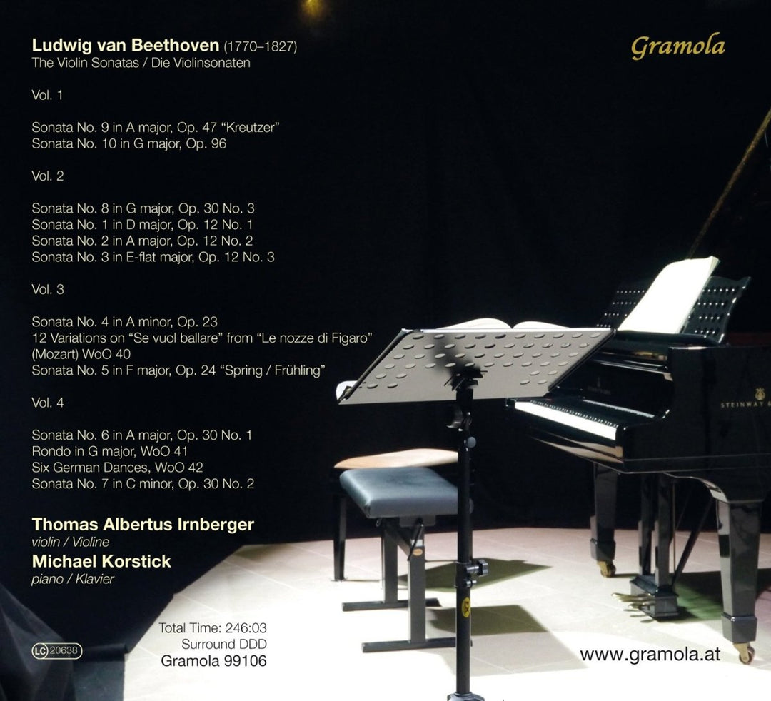 Beethoven: Die Violinsonaten [4 s], Audio-CD