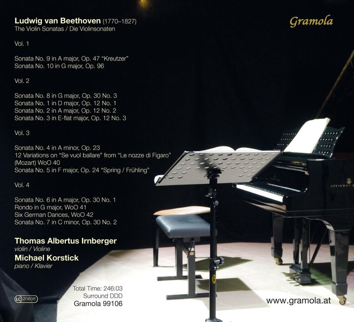 Beethoven: Die Violinsonaten [4 s], Audio-CD
