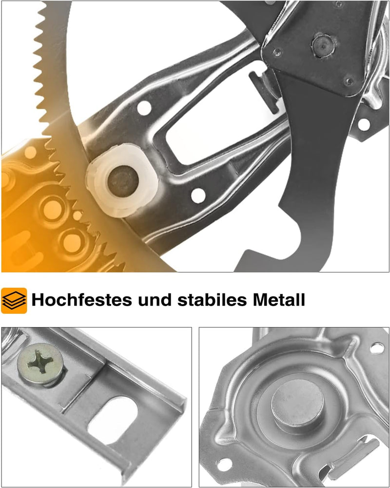 Fensterheber Ohne Motor Vorne Rechts Kompatibel mit SLK R170 SLK200 SLK230 Roadster 1996-2000 170720