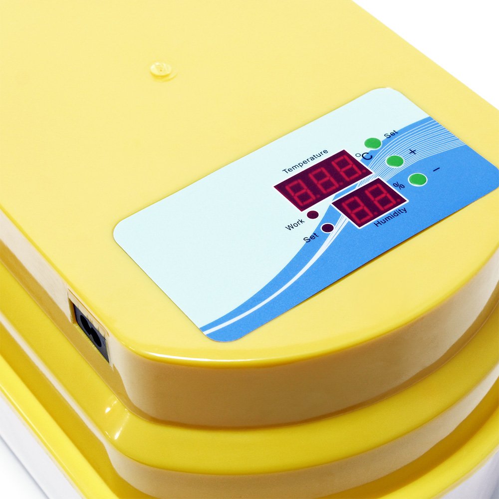 Wiltec Automatische Brutmaschine für 12 Eier, Inkubator mit vollautomatischem Wendesystem, Brutautom