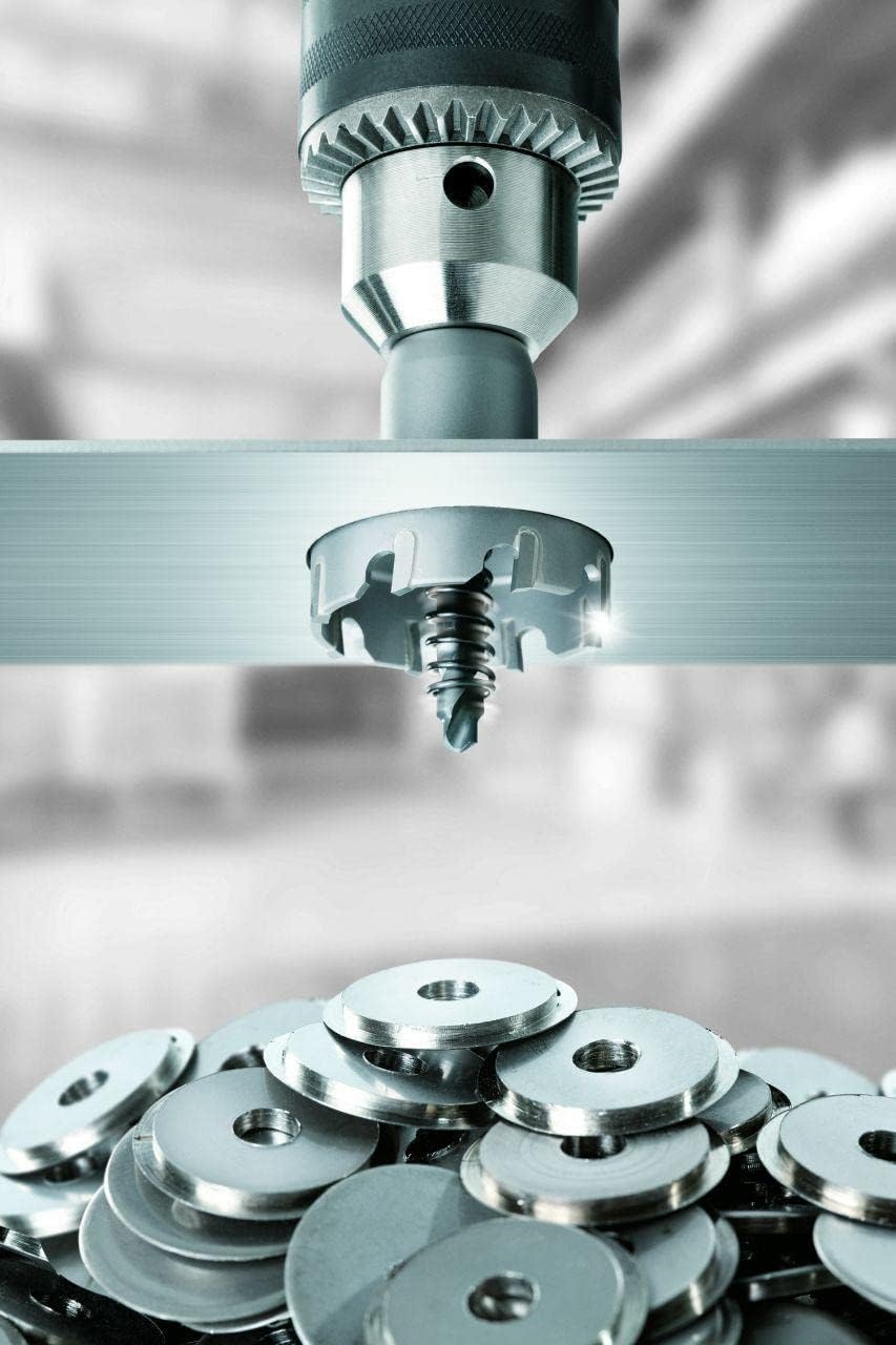 Bosch Professional Carbide Lochsäge Precision for Sheet Metal (Edelstahl, Ø 44 mm, Zubehör Bohrmasch