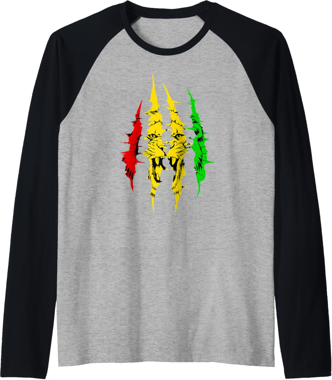 Jamaica Karibik Rasta - Urlaub Flagge Löwe Jamaika Raglan
