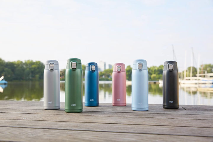 Emsa N21517 Travel Mug Light Isolierbecher | Fassungsvermögen: 0,4 L | extra-schlankes Format | Leic