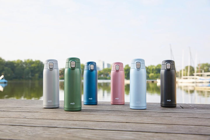 Emsa N21517 Travel Mug Light Isolierbecher | Fassungsvermögen: 0,4 L | extra-schlankes Format | Leic
