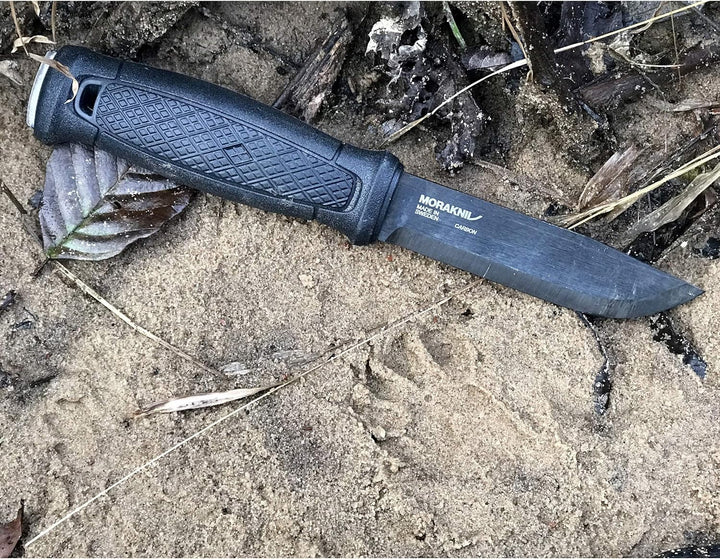 Morakniv Garberg Full Tang Messer mit fester Klinge aus Karbonstahl, 10,9 cm, Polyscheide,