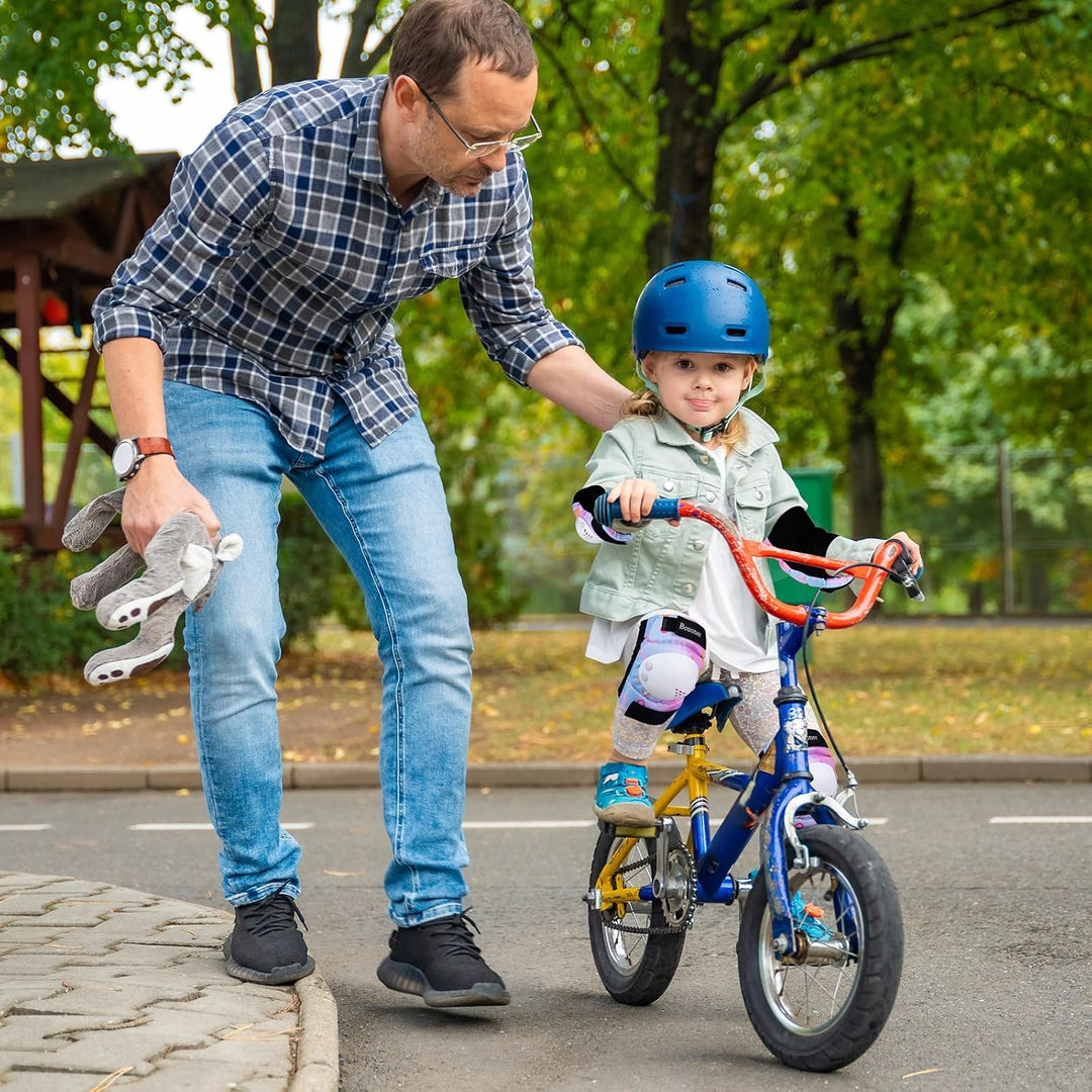 BOSONER Knieschoner Kinder Schoner Inliner Protektoren 6er Set Schützer Inliner Inline Skates Knie U