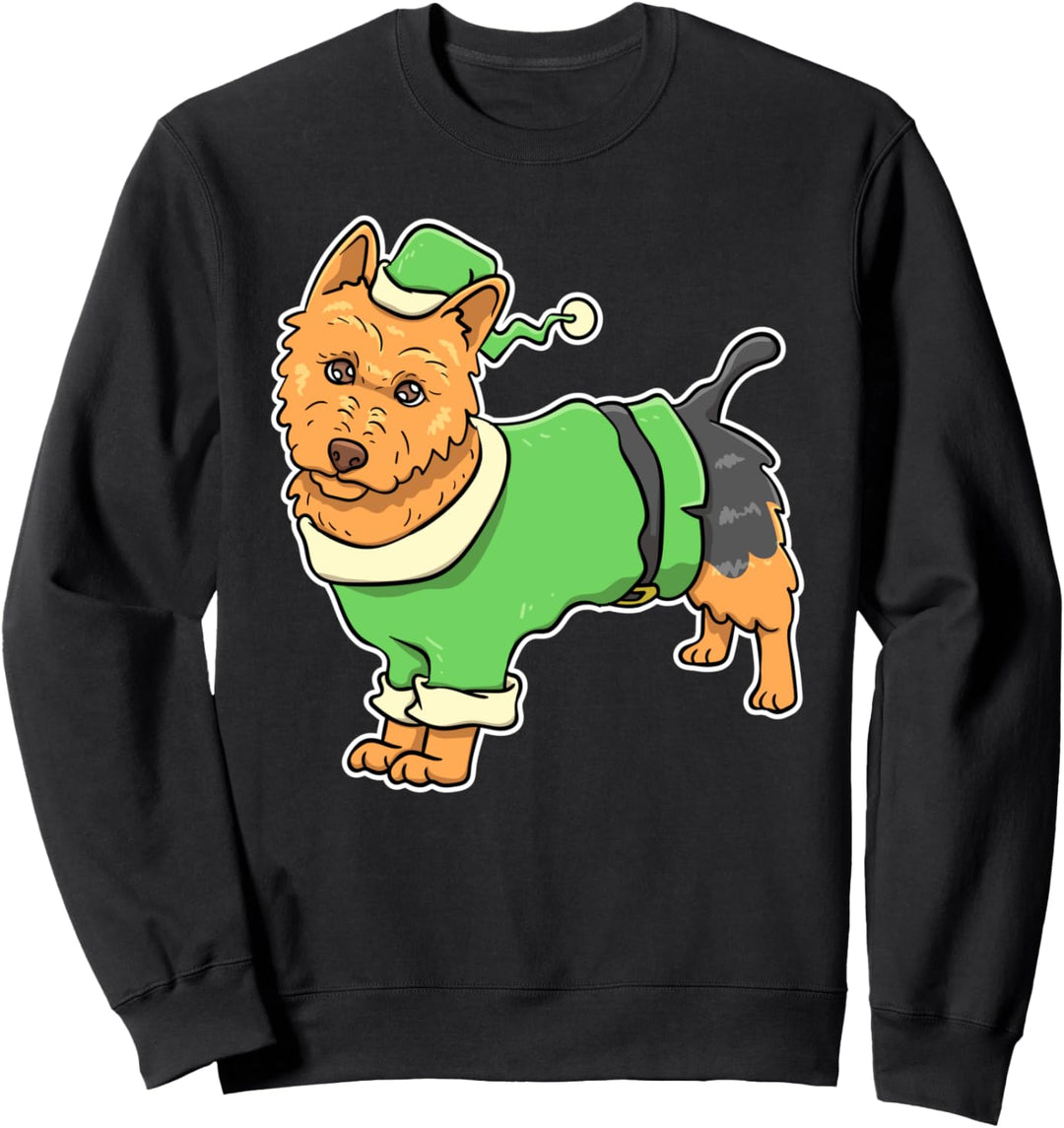 Weihnachten Australian Terrier Dog Sweatshirt