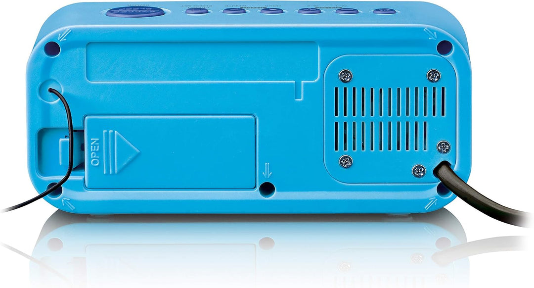 Lenco Kinderwecker Cr-205 - Zwei Stunden Aufwachen - Ukw-PLL-Radio - Schlummerfunktion - Dimmer - Au