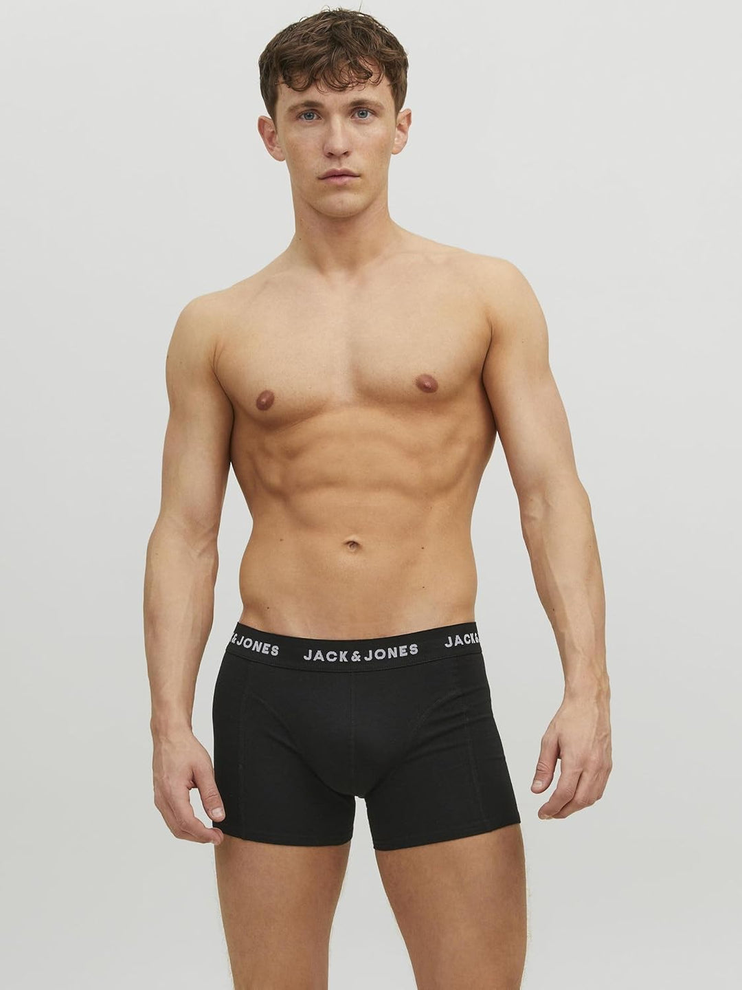 JACK & JONES Male Trunks 5er-Pack Herrenunterwäsche in Grösse XS–XXL S Schwarz, S Schwarz