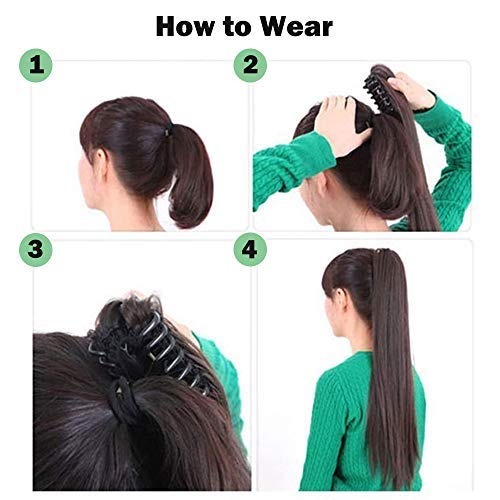 SEGO Ponytail Extension Pferdeschwanz Zopf Corn Wavy Haarteil Haarverlängerung Hair Piece Haar mit K