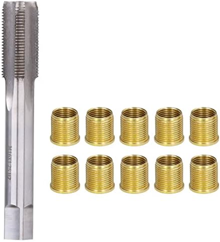Reparaturwerkzeuge für Zündkerzengewindelöcher, Gewindereparaturset mit 10 M14 X 1,25-Gewindeeinsätz