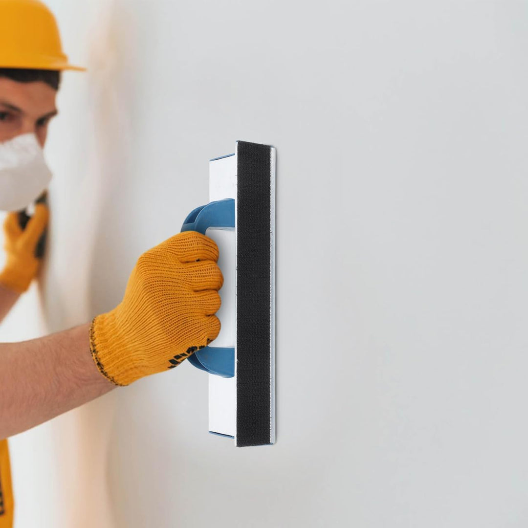 Angoily 2 Stück Selbstklebender Schleifpapierhalter für Wandecken Trockenbau-Eck-Handschleifer Schle