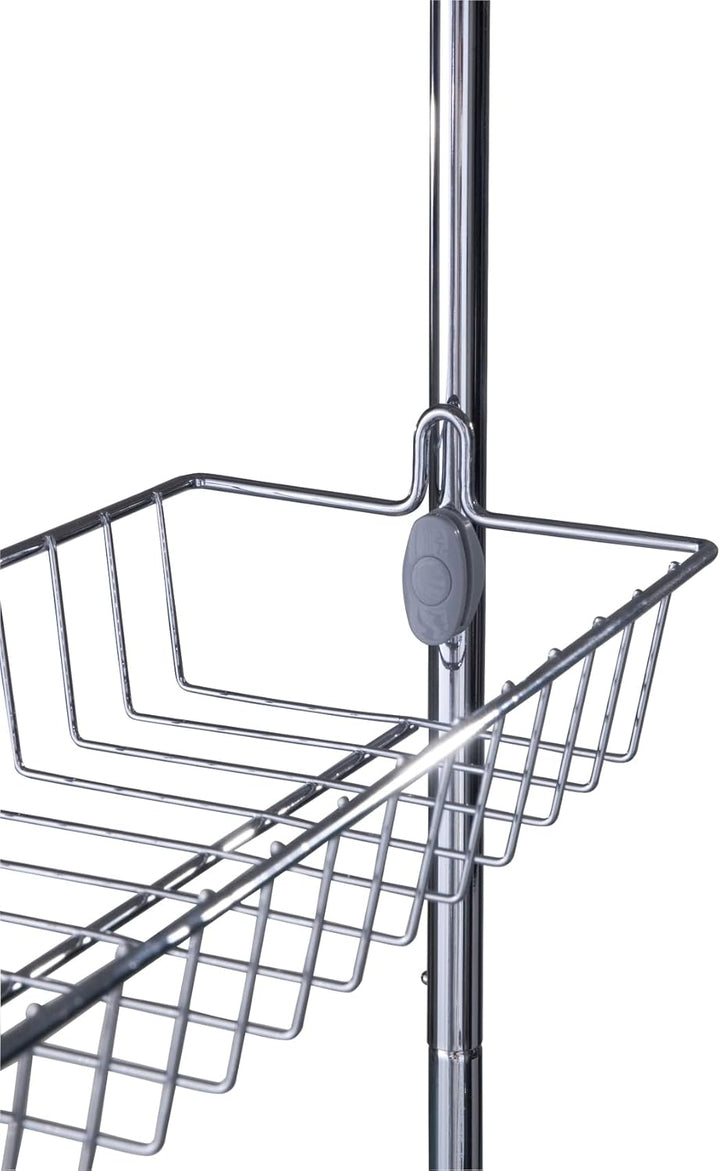 WENKO Tür-Regal, Hänge-Regal mit 4 grossen Ablagen für Haushalts-Utensilien, ideal für Küchenzubehör