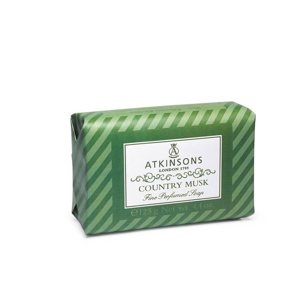 6 x ATKINSONS Seife Country Musk 125 g
