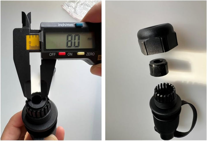 AGRISHOP 2Stück Anhänger Stecker 3polig 12v 24v und 2Stück Steckdose 3-Polig, Wasserfester Traktor S