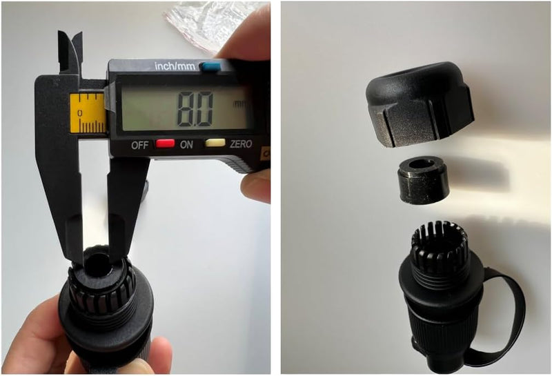 AGRISHOP 2Stück Anhänger Stecker 3polig 12v 24v und 2Stück Steckdose 3-Polig, Wasserfester Traktor S