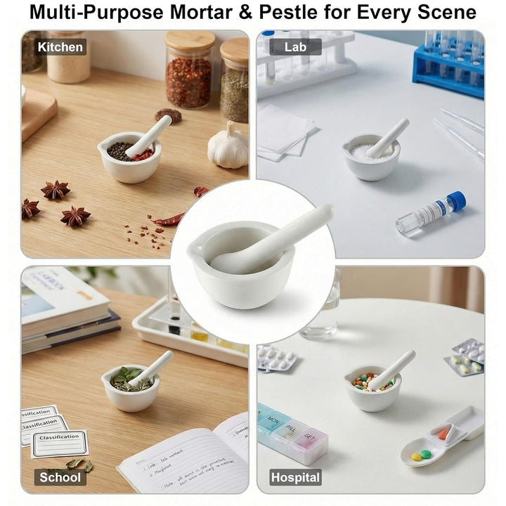 2 Sets Mörser mit Stössel, 60ml kleiner Mörser Zum Gewürze, Kräuter, Knoblauch, Nüssen, Für Küche un
