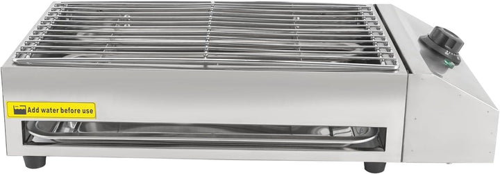2600W Elektrischer Grillkocher Tischgrill Elektrisch Barbecue Elektrogrill mit Abnehmbares Edelstahl