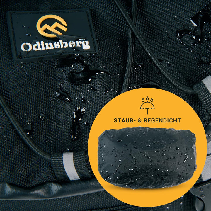ODINSBERG 3L Multifunktionale wasserdichte Lenkertasche Motorrad Lenkertasche Fahrrad Ebike Gepäckro
