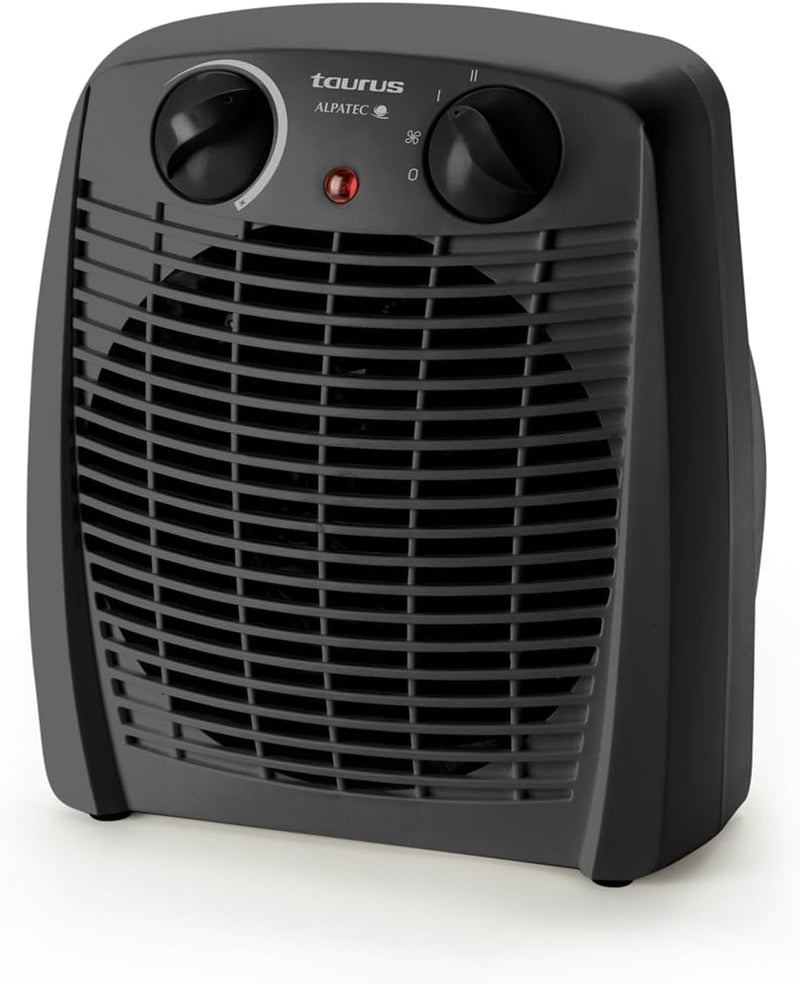 Taurus Alpatec Heizlüfter | New Gobi | 2000W | 2 Intensitäten | Regelbarer Thermostat | Sicherheits-