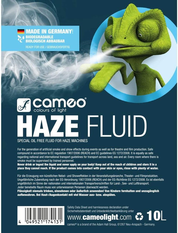 Cameo Light CLFHAZE10L HAZE Nebelfluid, 10L Haze Fluid 10L, Haze Fluid 10L
