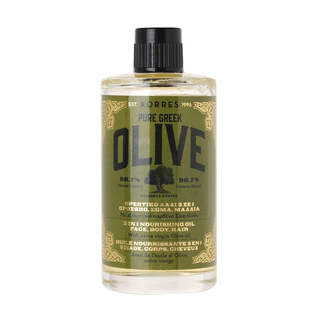 KORRES Olive Nährendes 3in1 Öl für intensive Feuchtigkeit, dermatologisch getestet, vegan, 100 ml