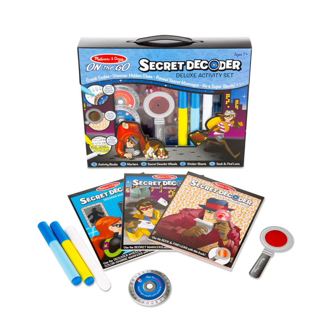 Melissa & Doug On The GO Secret Decoder Deluxe Activity Set Toy