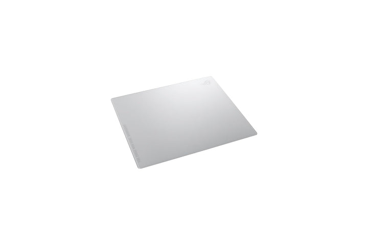 ASUS ROG Moonstone Ace L White Gaming-Mauspad (gehärtetes Glas, Rutschfester Boden aus Silikon, 500