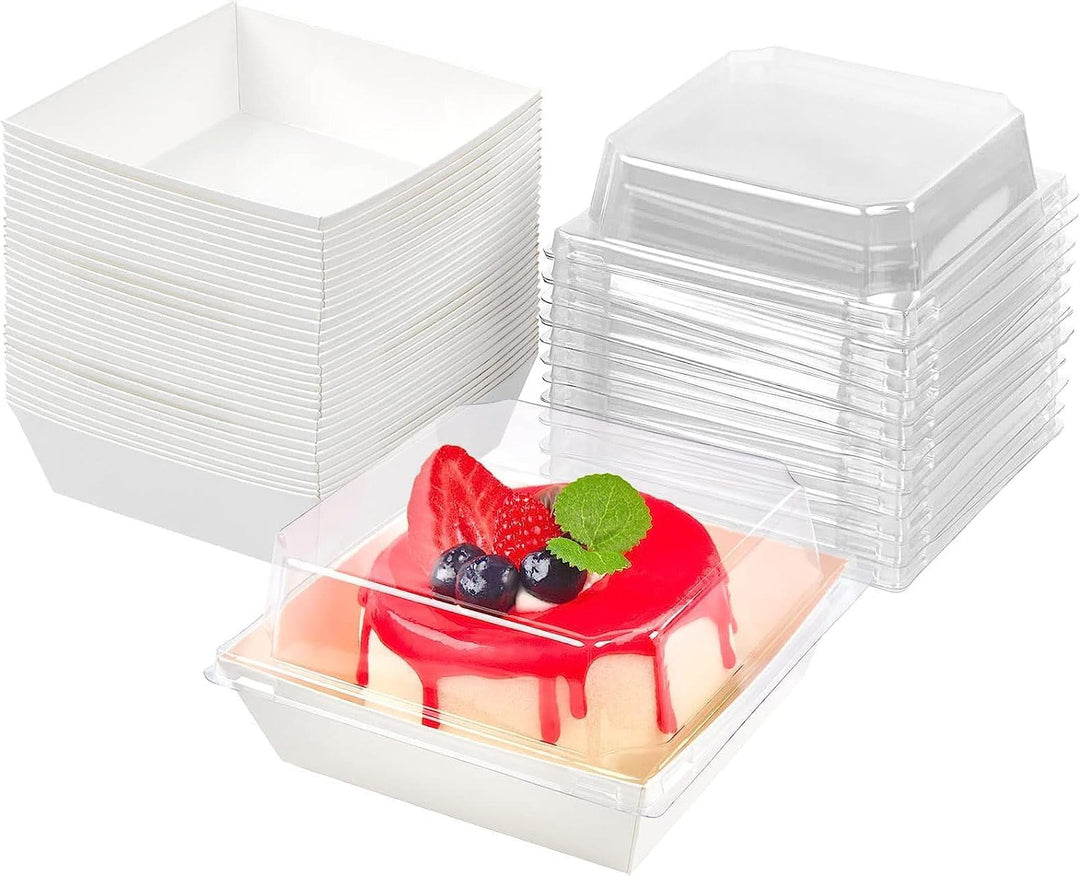 Kuchenschachtel,kuchenbox pappe,Bietet Platz für Kuchen, Macarons und Kekse,Muffin,Geeignet für Gebu