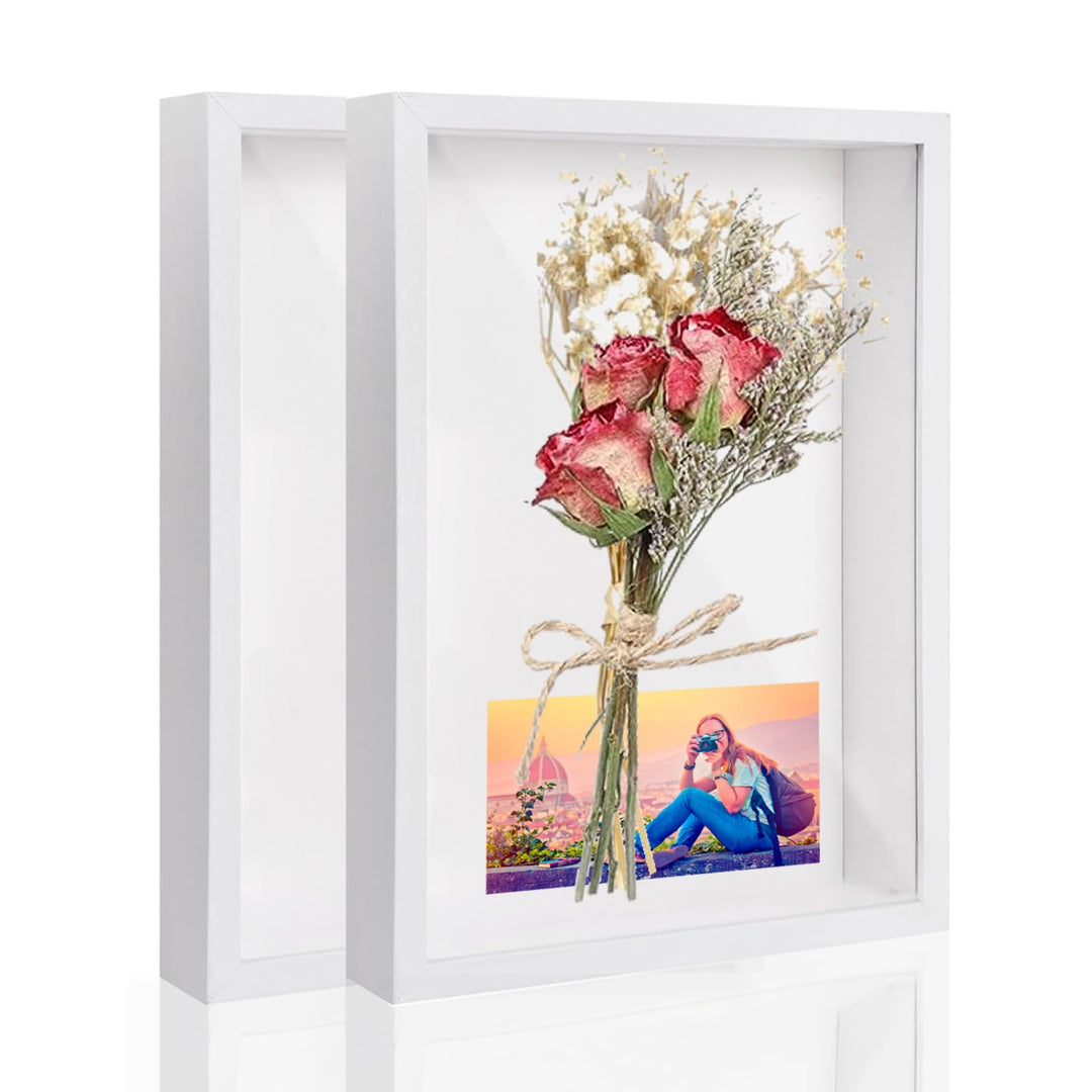 3D Bilderrahmen Zum Befüllen,21x29.7x3cm(A4) 3D Bilderrahmen Tief Zum Befüllen,Tiefer Bilderrahmen Z