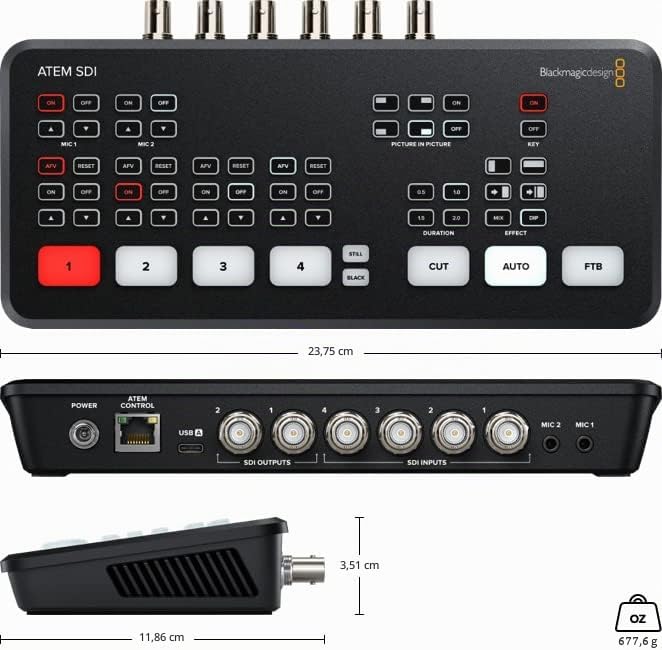 Blackmagic Design Atem SDI Streaming Mischer