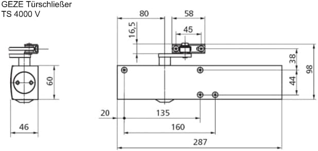 Geze Geze TS4000 Türschliesser