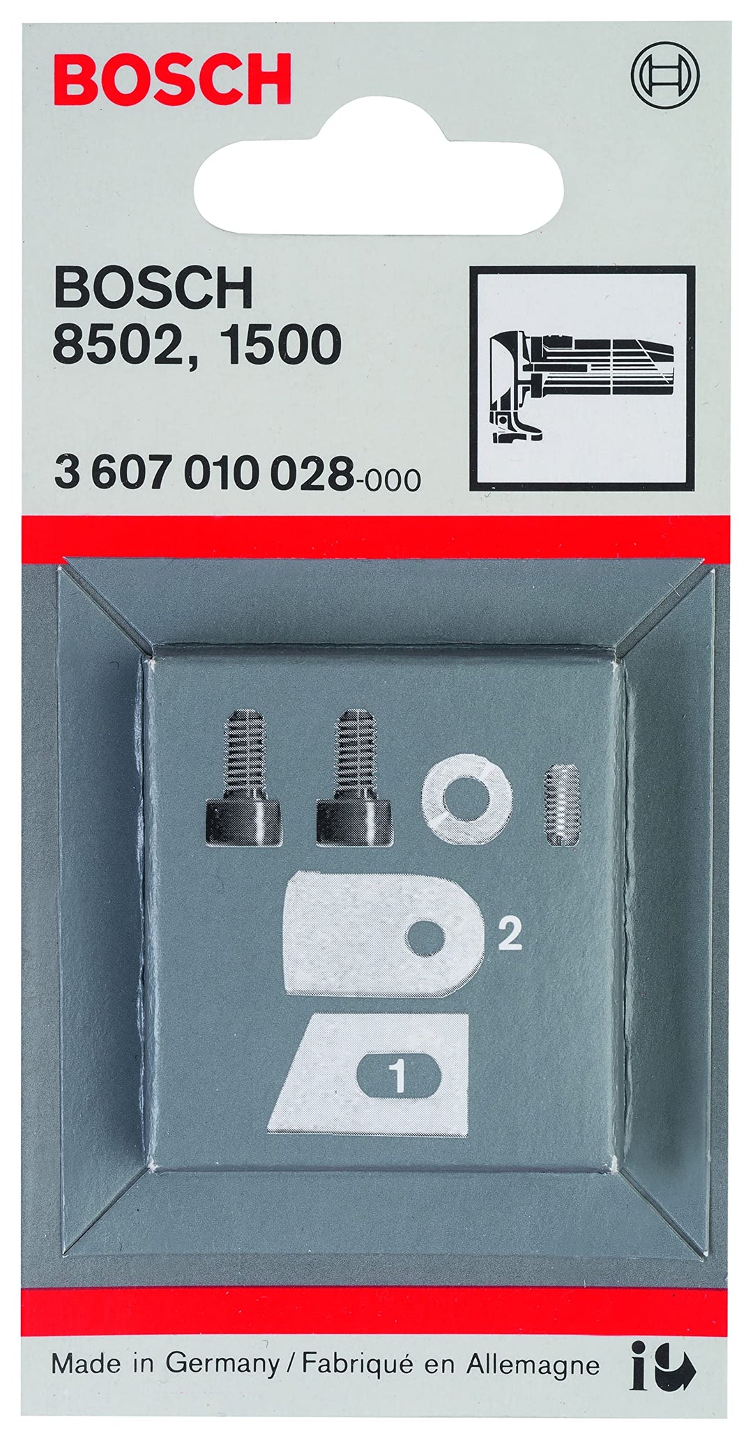 Bosch Accessories Bosch Professional Zubehör 3607010028 5tlg. Messer-Set für Bleche 5tlg. Messer-Set