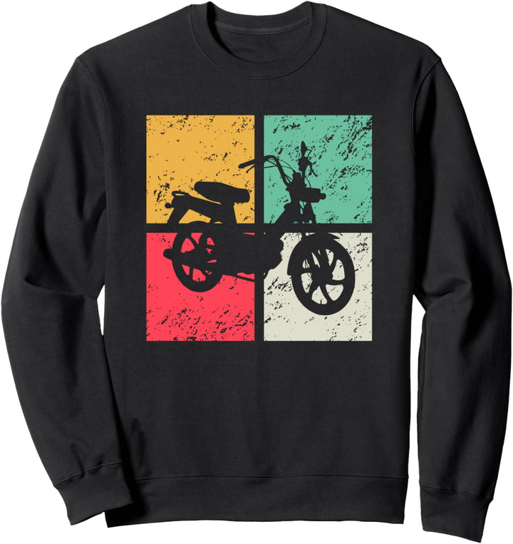 Mofafahrer Mofa fahren Retro Vintage Mofafahren Sweatshirt