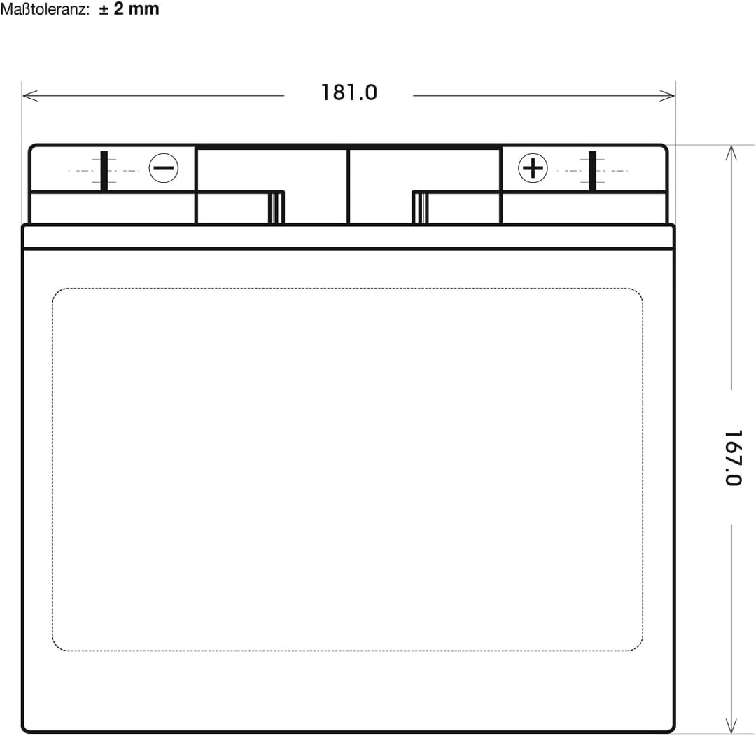 BIG E-Backup AGM Notstrombatterie 12V 18Ah für EPS- und USV-Systeme, Speicher- & Kommunikationssyste