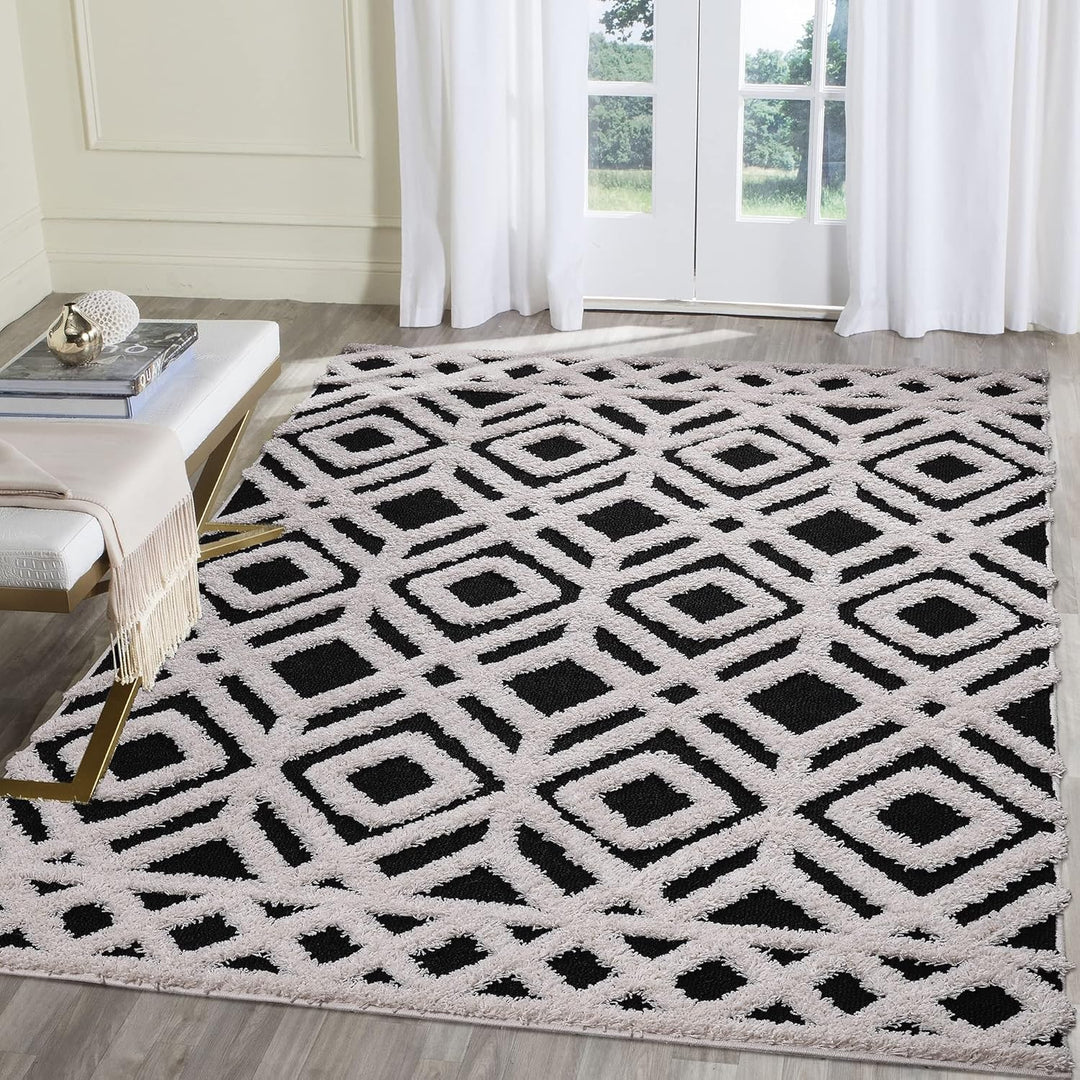 SANAT Wohnzimmer Teppich - Luxus Shaggy Nicht-schuppend Teppich, Wohnzimmer Schlafzimmer Esszimmer E