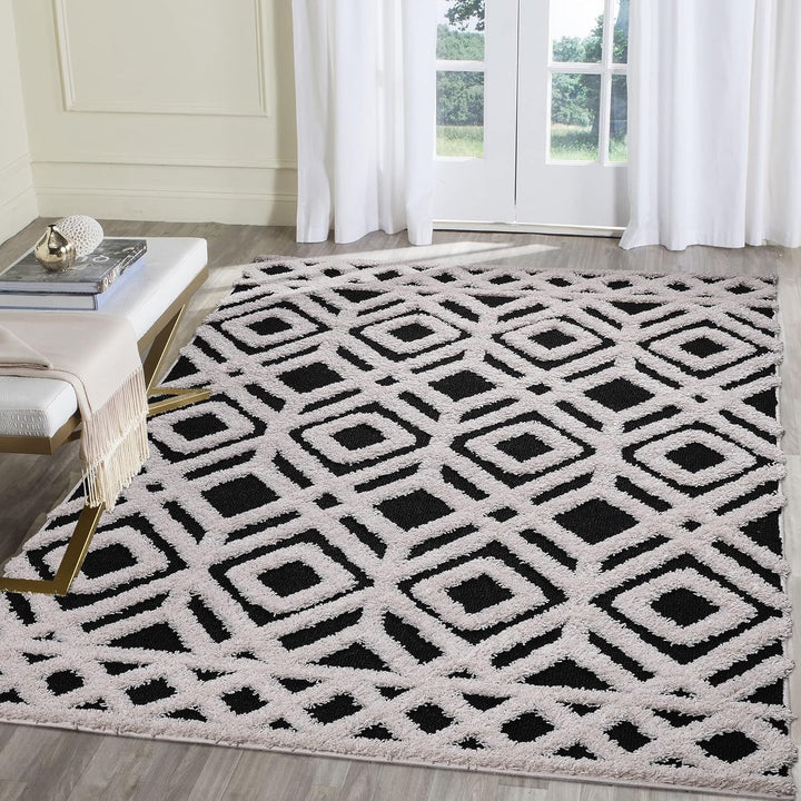 SANAT Wohnzimmer Teppich - Luxus Shaggy Nicht-schuppend Teppich, Wohnzimmer Schlafzimmer Esszimmer E