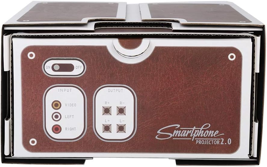 Vikye Beamer, Smart Portable Beamer der Zweiten Generation Smartphone Beamer DIY Beamer für Heimkino