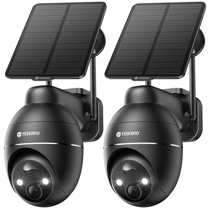 2 K Überwachungskamera, WLAN, für den Aussenbereich, kabellos, Solarpanel, 360 °, PTZ, Kamera, für d