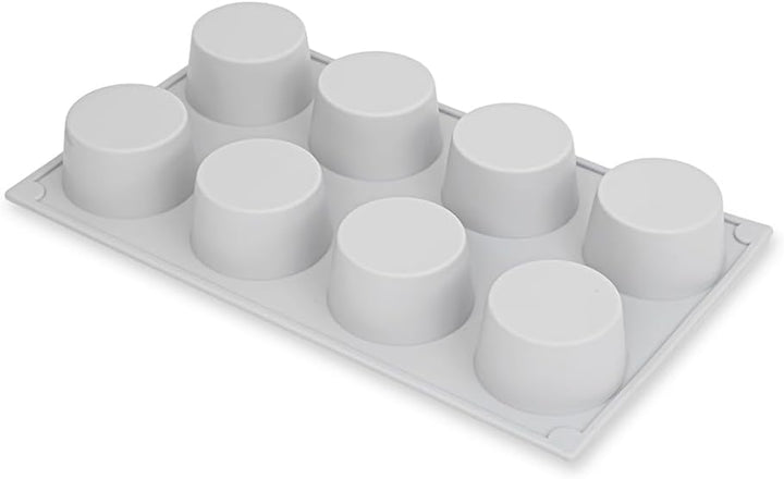 CÉCOA • Kuchenform • Backform für 8 Muffins • Silikon Pro • Antihaftbeschichtung & robust • Einfache