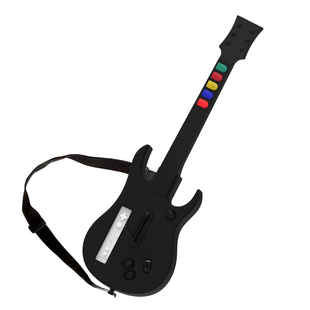 DOYO Drahtloser Wii Controller für Guitar Hero und Rock Band, kompatibel mit allen Guitar Hero Spiel
