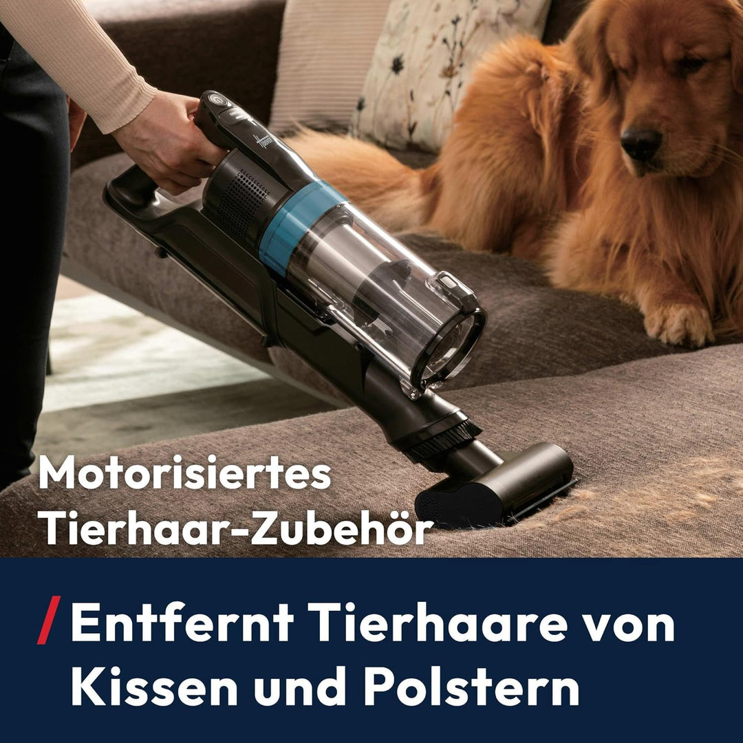 Hoover Akku-Staubsauger kabellos HF1 Plus mit flexiblem Rohr, Turbo-Modus, Universalbodendüse mit An