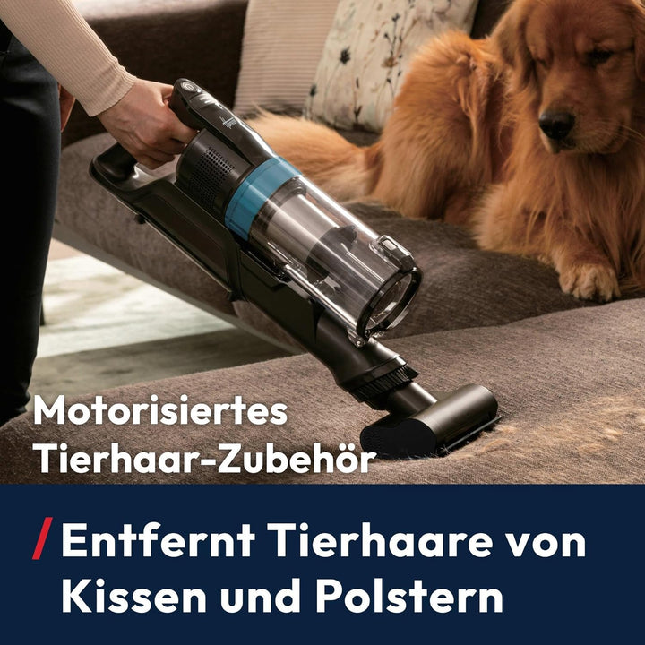 Hoover Akku-Staubsauger kabellos HF1 Plus mit flexiblem Rohr, Turbo-Modus, Universalbodendüse mit An