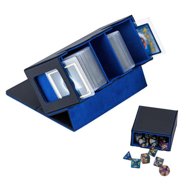 Doppelschicht Card Deck Box für MTG, 2 Commander Displays, passt für 200 Doppelt Eingehüllte Kartens