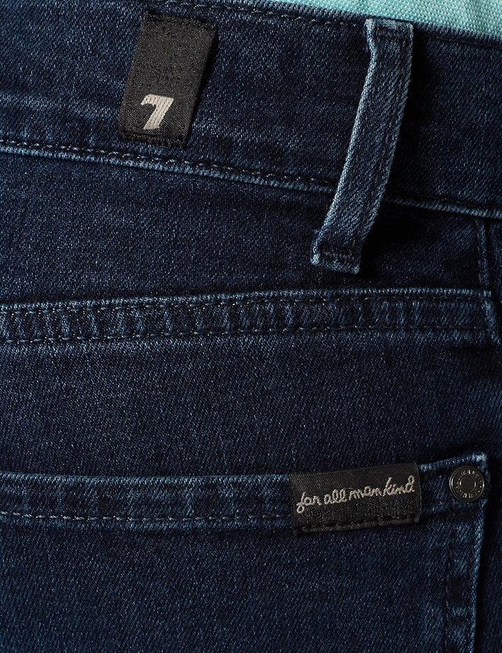 7 For All Mankind Herren Slimmy Luxe Performance Eco Dark Blue Jeans, 28W / 30L